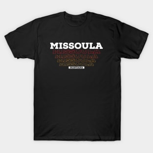 Missoula Montana USA Vintage T-Shirt